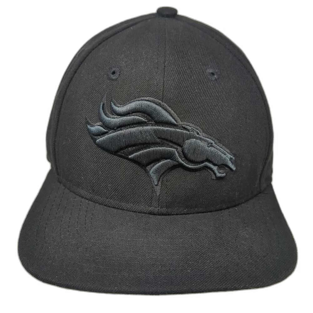 Denver Broncos NFL New Era Snapback Hat Black One Size 9FIFTY Logo Original Fit